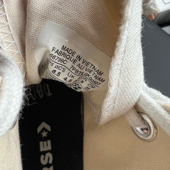 CONVERSE ALL STAR HIKE HI IN WHITE SIZE 6.5 - Picture 6 of 6